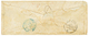 "CORSE Pour PORTO-RICO" : 1859 T.15 VESCOVATO + PD (port Payé En Numéraire) + Taxe Espagnole 1/2 Bleue Sur Enveloppe(pd) - Other & Unclassified