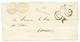1854 Cursive 29 VEZENOBRES + Taxe 25 D.T + C="BRIGNON" Sur Lettre Avec Texte. Superbe. - Otros & Sin Clasificación