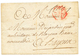 1763 P.P Orné Rouge De PARIS Sur Lettre Pour BAYEUX. Rare Dans Cette Qualité. TTB. - Autres & Non Classés