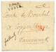 1825 P.74.P TOSTE Sur Lettre Pour COPENHAGUE Au DANEMARK. Destination Rare. - Autres & Non Classés