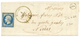 1855 20c(n°14) TB Margé Obl. PC 260 + T.14 BARJOLS + A = "VARAGES" Sur Lettre Avec Texte. TTB. - Autres & Non Classés