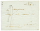 1809 Rare Cachet Deb.87 GÊNES + 108 ALASSIO Sur Lettre Avec Texte Daté ALASSIO Pour SAVONE. TTB. - 1792-1815: Veroverde Departementen