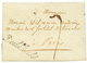 1812 100 DEUX PONTS (type Cursive) Sur Lettre Pour PARIS. Superbe. - 1792-1815: Veroverde Departementen