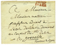 1805 P.109.P IVREE Rouge Sur Lettre Pour GRENOBLE. TB. - 1792-1815 : Departamentos Conquistados