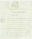 HAITI - Marque De CENSURE : An 12 Lettre Avec Entete Illustrée ARME DE ST DOMINGUE Datée QUARTIER GENERAL De JEREMIE 12  - Legerstempels (voor 1900)
