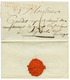 GRANDE ARMEE En POLOGNE : 1807 Cachet Rare PREMIER CORPS/ GRANDE ARME N°4 En Rouge Sur Lettre Avec Texte Daté "BRAUNSBER - Legerstempels (voor 1900)