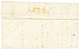 1809 Cachet Trés Rare N°32 DEB/ ARM. DU RHIN En Rouge Au Verso D'une Lettre Avec Texte De MADRID Pour Le QUARTIER GENERA - Sellos De La Armada (antes De 1900)