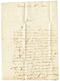1821 (I) ARM. D' ESPAGNE Sur Lettre Avec Texte De VITORIA Pour La FRANCE. TTB. - Sellos De La Armada (antes De 1900)