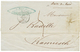 "Tarif Intérieur" : 1856 "BOITE DU BORD" Manuscrit + Taxe 5 + KAMIESH CRIMEE 16 Juin 56 Sur Lettre Avec Texte Daté De CO - Sellos De La Armada (antes De 1900)