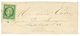 1852 15c CERES (n°2) TTB Margé Obl. ETOILE Sur Lettre De PARIS. Superbe. - 1849-1850 Ceres
