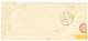 1849 20c Noir(n°3) TB Margé + Cursive 9 DIENVILLE + Dateur A Sur Enveloppe Pour PARIS. Bureau Rare. TTB. - 1849-1850 Ceres