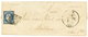 "Variété FPANC" : 1851 25c CERES(n°4) Variété "FPANC" Sur Lettre Avec Texte De DIE. TB. - 1849-1850 Ceres