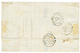 1860 20c(n°14) TB Margé Obl. Cachet Sarde NIZZA MARA Sur Lettre Avec Texte Pour CONDOM. Signé ROBINEAU. Superbe Qualité. - 1853-1860 Napoleone III