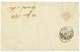 1854 25c EMPIRE(n°15)x2 Avec 4 Marges Sur Lettre (ss Texte) De PARIS. Certificat ROUMET(1980). TB. - 1853-1860 Napoléon III