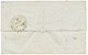 1856 40c(n°16) TB Margé Sur Lettre De PARIS Pour JERSEY. TTB. - 1853-1860 Napoleone III