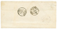 1863 20c(n°22)x3 Obl. GC 2768 + T.15 PAIMBOEUF + Cachet R Encadré Des RECOMMANDEES Sur Lettre Pour ROUEN. Piéce Curieuse - 1863-1870 Napoléon III Lauré