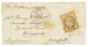 1871 30c(n°30) Obl. Etoile 1 + PARIS 11 Janv 71 Sur Lettre Pour NORWICK (ANGLETERRE) Avec Arrivée (20 Janv 71). Ballon " - Guerre De 1870