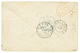 1874 CERES 80c + 30c Obl. GC 1611 + T.17 GAILLAC-DU-TARN Sur Enveloppe Par VOIE De BRINDISI Pour NOUMEA. Arrivée Au Vers - 1871-1875 Cérès