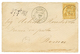 1879 25c SAGE Jaune Obl. MONACO PRINCIPAUTE Sur Env(pd) Pour ROMA (ITALIE). TB. - Autres & Non Classés