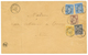 1880 3c Jaune (n°86)+ 2c+ 10c+ 15c(x2) Obl. T.16 CONDE-EN-BRIE Sur Env(pd) Pour EPERNAY. Rare. TTB . - Altri & Non Classificati