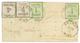 ALSACE-LORRAINE : 1871 1c(x2) + 4c(x2) Obl. BRUMAT Sur Lettre Avec Texte Pour BOURGVILLER. RARE. TTB. - Altri & Non Classificati