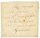 1734 Lettre Avec Texte Daté De LONDRES Pour ST PIERRE DU BOIS, GUERNESEY. Superbe. - 1701-1800: Voorlopers XVIII