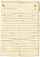 1725 DE LA ROCHELLE + "MARTINIQUE" Manuscrit Sur Lettre Avec Texte Daté "MARTINIQUE" Pour BORDEAUX. Verso, Achemineur "P - Poste Maritime