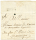 1751 Cachet D' Achemineur Rare I.DUFOREST/ A. BORDEAUX Sur Lettre Avec Texte De MONTPELLIER Pouir La MARTINIOUE. Superbe - Posta Marittima