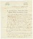 "LES SAINTES" : 1808 Cachet Rare 42 COL. PAR NANTES Sur Lettre Des SAINTES Avec Entête Imprimée "COLONEL COMMANDANT AUX  - Maritieme Post