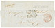 1853 Taxe 35 D.T + COLONIES PAR NANTES Sur Lettre Avec Texte De ST NAZAIRE Pour BORDEAUX. Superbe. - Maritieme Post