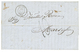 1854THABOR 25 Mai 54 + Taxe 10 Sur Lettre De CONSTANTINOPLE Pour La FRANCE. Rare. Superbe. - Maritieme Post