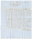 GALIPOLI Via Paquebot SIMOIS : 1855 SIMOIS + Taxe 20 Sur Lettre Avec Texte Daté "GALIPOLLI" Pour La FRANCE. Origine Rare - Poste Maritime