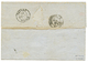 1855 VATICAN ° Taxe 10 Sur Lettre Avec Texte De CONSTANTINOPLE Pour MARSEILLE. Verso, SMYRNE. TTB. - Poste Maritime