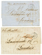 2 Lettres 1856 MERSEY Pour LONDRES Et 1856 EUPHRATE Pour LONDRES. TTB. - Maritieme Post