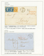 PAQUEBOTS DE LA MEDITERRANEE - Collection De 8 Lettres Montées Sur Feuilles D' Expositions. Paquebot EGYPTUS, SIMOIS, HY - Poste Maritime