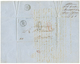 "MERSINA " : 1862 Cachet INDUS 22 Janv 62 + Taxe 10 Sur Lettre Avec Texte De MERSINA. RARE. Superbe. - Poste Maritime