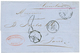 1862 Cachet Rare Du Paquebot VERA-CRUZ + Taxe 8 Sur Lettre De MEXICO Pour PARIS. Cote 1200€. TTB. - Maritieme Post