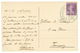 1922 40c Semeuse Obl. PAQUEBOT VIGO Sur Carte Pour La FRANCE. TTB. - Poste Maritime