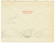 1934 50c PAIX Obl. MESSAGERIES MARITIME/ NAUTONAPHTE MARECHAL JOFFRE Sur Env. D' ISTANBUL. TTB. - Poste Maritime