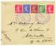 1937 5c(x2) + 10c+ 15c+ 30c Obl. PAQUEBOT LAMARTINE Sur Enveloppe De RHODES Pour MARSEILLE. TTB. - Poste Maritime