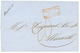 1853 Trés Rare Cursive ALEXANDRETTE + Taxe 20 Sur Lettre Avec Texte Pour La FRANCE. Quelques Piéces Connues. Certificat  - Otros & Sin Clasificación