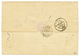 1872 40c SIEGE(n°38)x6 Obl. ANCRE + CONSTANTINOPLE PAQ FR. U N°1 Sur Lettre Pour PARIS. Double Port à 2F40. Signé J.F BR - Otros & Sin Clasificación