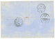 1867 40c Obl. GC 5084 + Marque Manuscrite "CHELIFF" Sur Lettre Avec Texte De SALONIQUE Pour LYON. Verso, DARDANELLES TUR - Andere & Zonder Classificatie