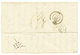"METELINE" : 1853 Cursive METELIN + Taxe 10 + SMYRNE TURQUIE Sur Lettre Pour La FRANCE. RARE. TB. - Andere & Zonder Classificatie