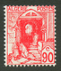 ALGERIE : 90c Rouge (n°137A) Neuf *. Petit Défaut De Gomme (coulée). Cote 1375€. TTB. - Andere & Zonder Classificatie