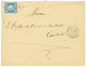 1874 25c (n°60) Obl. GC 5125 + BORDJ-BOU-ARRERIDJ Sur Lettre Pour CONSTANTINE. Cote 600€. TTB. - Altri & Non Classificati