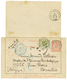 1904 Entier FRANCE 15c MOUCHON (avec Texte) Obl. DJIBOUTI COTE FRANCAISE DES SOMALIS Pour La BELGIQUE Taxé à L' Arrivée  - Andere & Zonder Classificatie