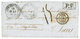 "ANSE BERTRAND" : 1850 Cachet Rare ANSE-BERTRAND GUADELOUPE (type Non Répertorié) + P.P Annulé Sur Lettre Avec Texte Pou - Otros & Sin Clasificación