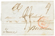 1838 Cachet ANGLETERRE PAR CALAIS Rouge + Taxe "33" Sur Lettre Avec Texte De CAYENNE Pour BORDEAUX. Verso, "ACHEMINE De  - Otros & Sin Clasificación