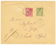 1896 1F NON DENTELE (n°15) TTB Margé + 75c ALPHEE (n°27) Obl. CAYENNE Sur Enveloppe RECOMMANDEE Pour La FRANCE. Cote Des - Otros & Sin Clasificación